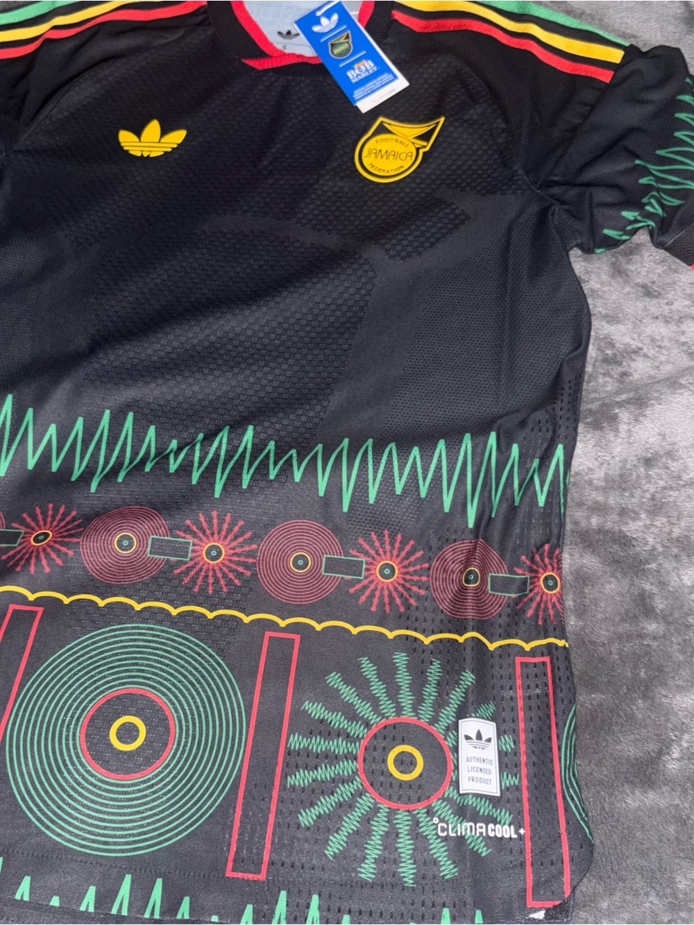 adidas Jamaica World Cup Away M10 Jersey - Picture 8 of 8
